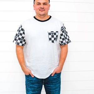 Mickey checkered pocket t shirt